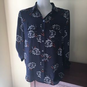NWT! LOFT Long-sleeve Blouse